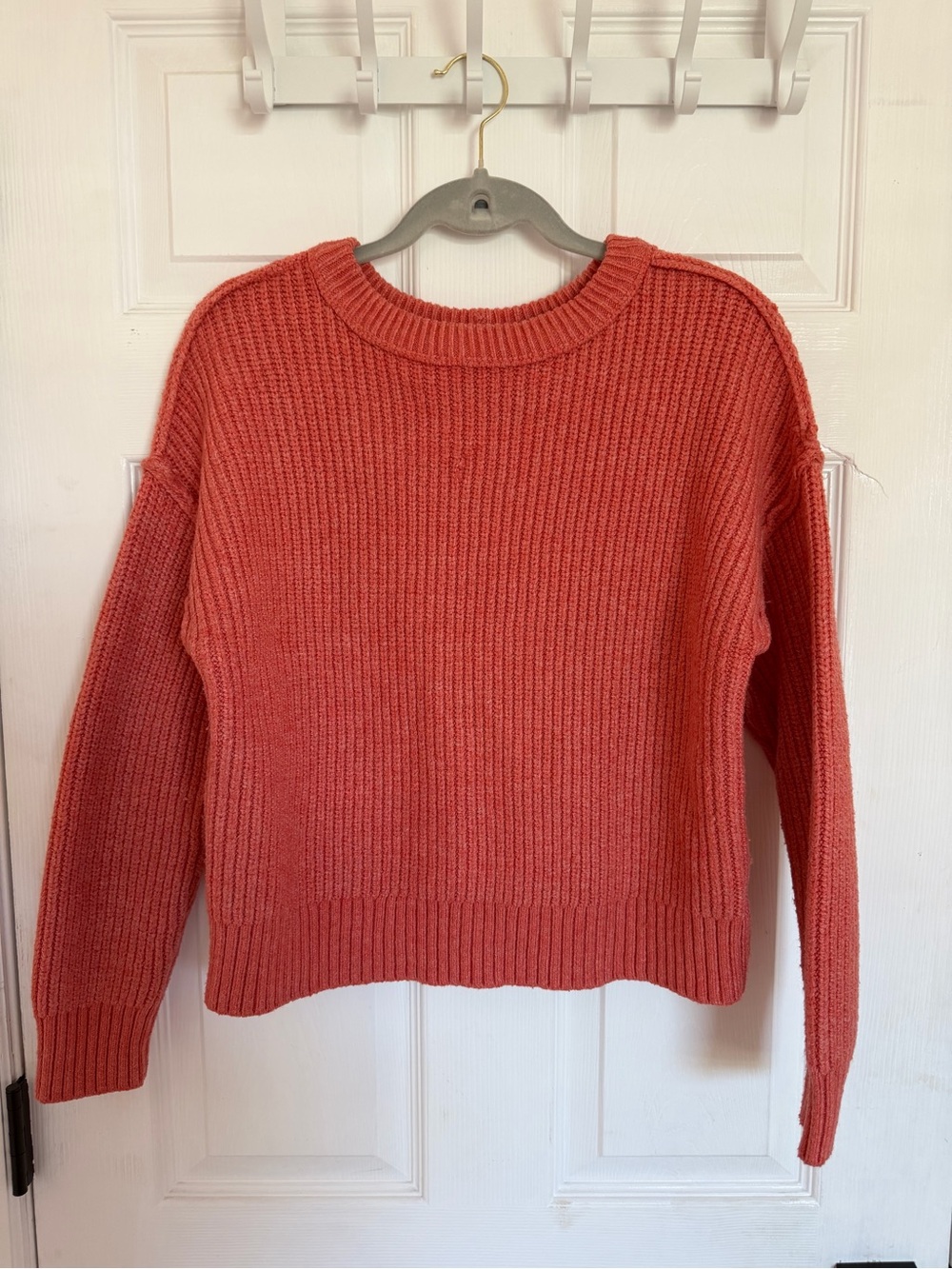 Vintage American Eagle Cozy Crewneck Sweater - Coral